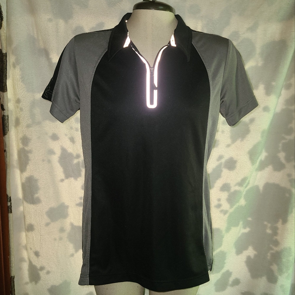 Polaris RZR T-shirt, Women's size Medium, Black & Grey